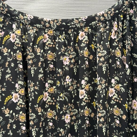 J Crew Mercantile Dress Womens Small Midi Superbloom Floral Flounce Romantic - Picture 8 of 10